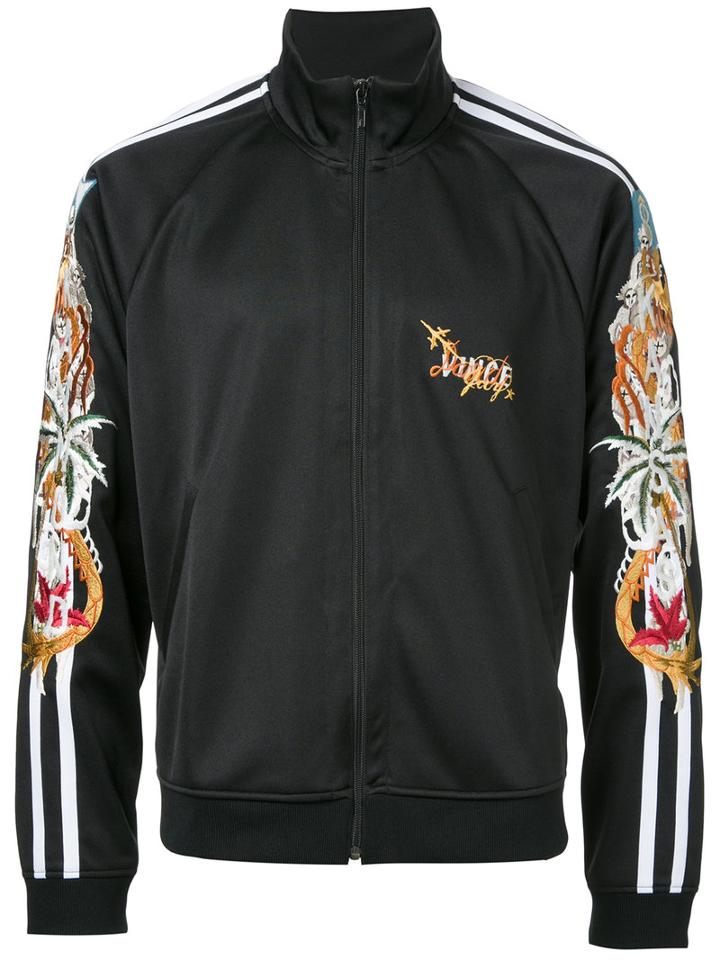 Doublet Embroidered Track Jacket, Men's, Size: Medium, Black, Polyester