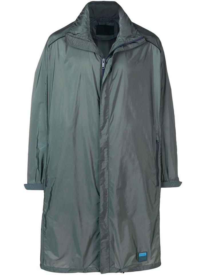 Prada Classic Midi Raincoat - Green