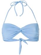 Mara Hoffman Ruched Bikini Top - Blue