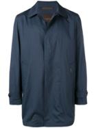 Moorer Button Up Coat - Blue