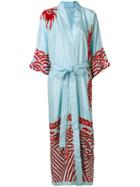 P.a.r.o.s.h. Gomono Kimono Dress - Blue