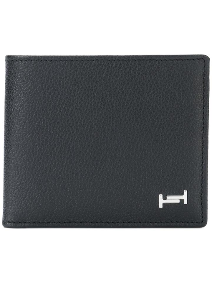Tod's Double T Coin Holder Wallet - Black