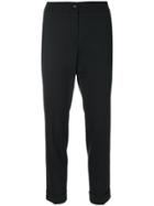 Etro Cropped Tailored Trousers - Black