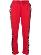 Fila Logo Stripe Track Trousers - Red