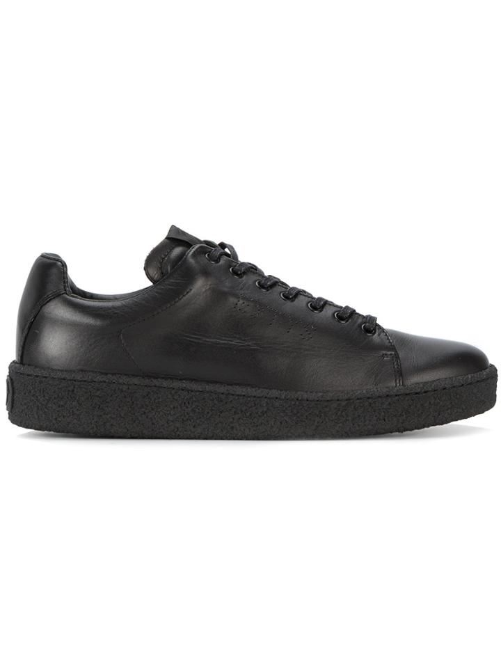 Eytys Black Leather Ace Trainers