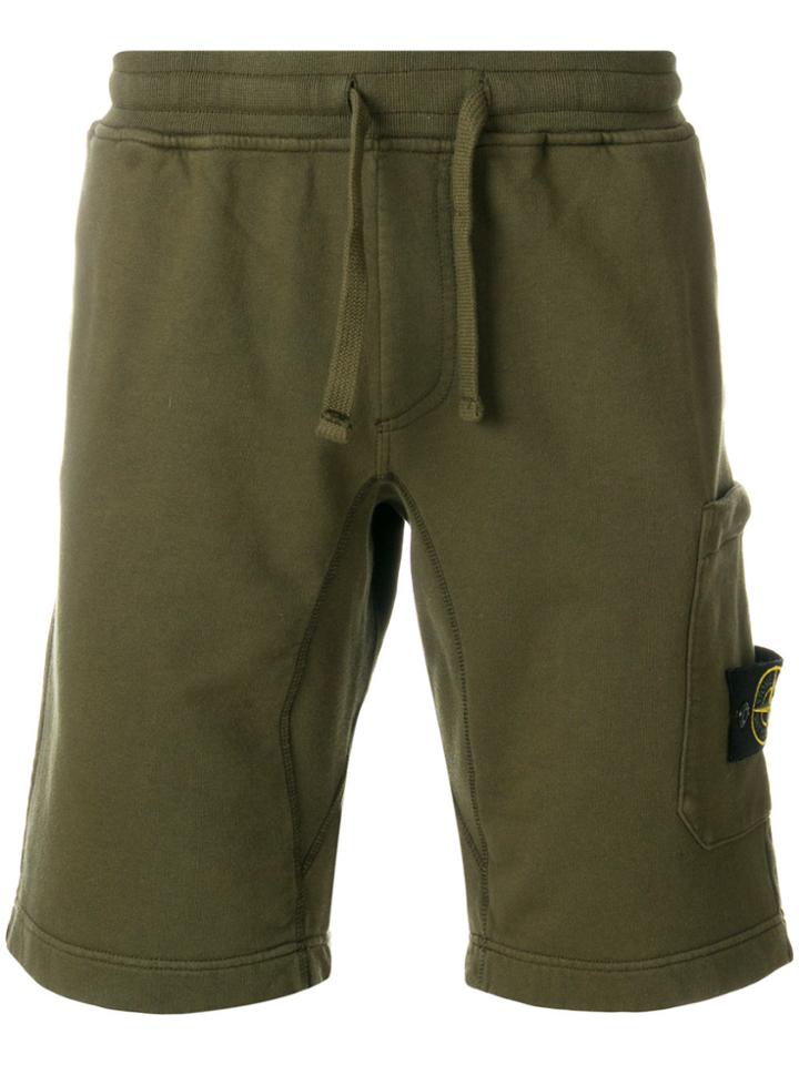 Stone Island Drawstring Shorts - Green