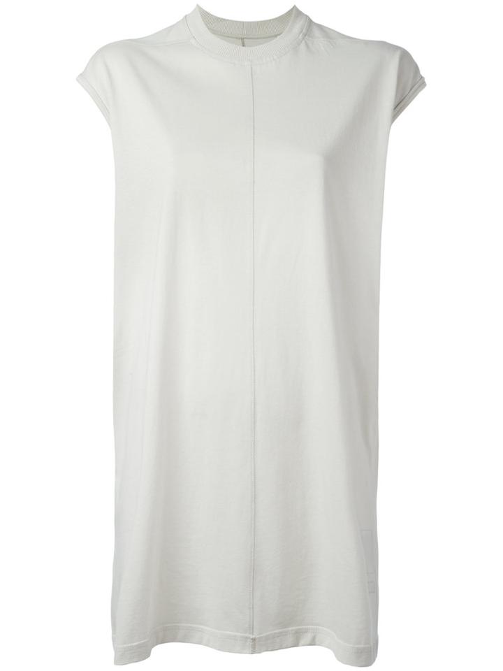 Rick Owens Drkshdw Audrey Tunic, Women's, Size: Small, Grey, Cotton