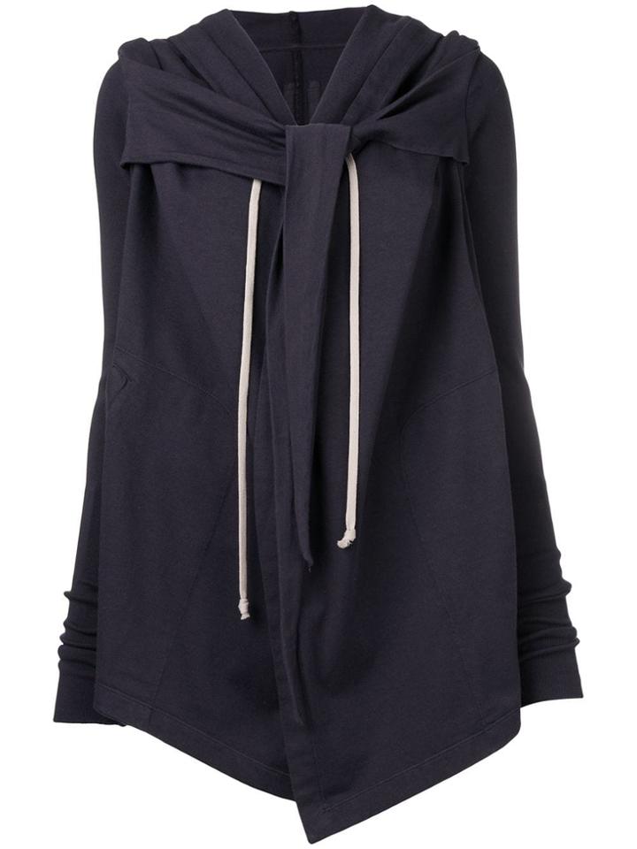 Rick Owens Drkshdw Hooded Wrap - Blue