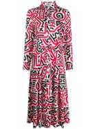 Études Attraction Keith Haring Shirt Dress - White