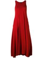 Theory - Racerback Tank Dress - Women - Cotton - M, Red, Cotton