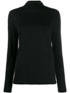 Filippa-k Tencel Roll Neck Sweatshirt - Black