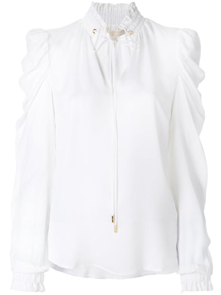 Michael Michael Kors Keyhole Blouse - White