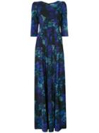 Goat - Camelot Maxi Dress - Women - Spandex/elastane/viscose - 10, Blue, Spandex/elastane/viscose