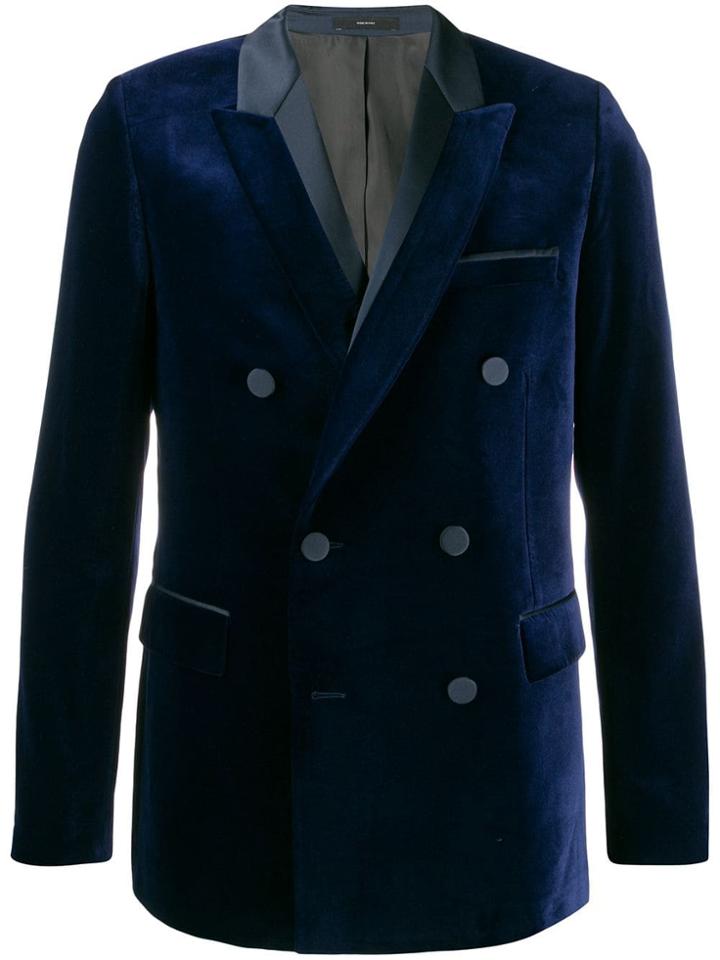 Paul Smith Giacca Ciniglia Dinner Jacket - Blue