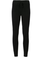 Derek Lam 10 Crosby Ribbed Track Pants, Women's, Size: Xs, Black, Cashmere