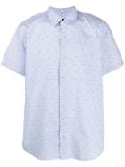 Boss Hugo Boss Patterned Short-sleeve Shirt - Blue