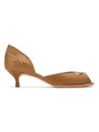 Sarah Chofakian Low Heel Pumps - Brown