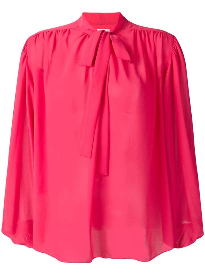 Giamba Pussy Bow Blouse - Pink