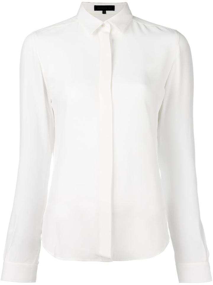 Barbara Bui Fitted Shirt, Women's, Size: 40, White, Silk