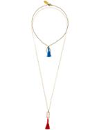 Forte Forte Double Tassel Necklace - Metallic