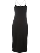 T By Alexander Wang Cut-out Fitted Dress, Women's, Size: M, Black, Modal/spandex/elastane