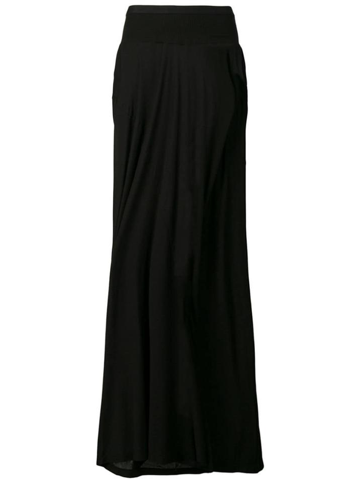 Rick Owens Lilies Maxi Skirt - Black