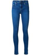 Nobody Denim Geo Skinny Jeans, Women's, Size: 25, Blue, Cotton/elastodiene/polyester