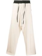 Vivienne Westwood Large Herringbone Samurai Trousers - Neutrals