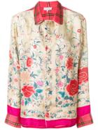 Pierre-louis Mascia Floral Embroidered Blouse - Nude & Neutrals