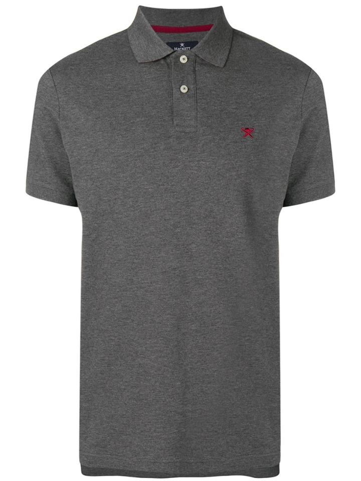 Hackett Logo Polo Shirt - Grey