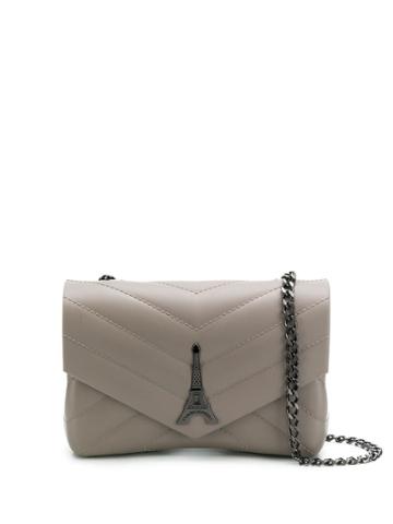 Designinverso Quilted Crossbody Bag - Grey