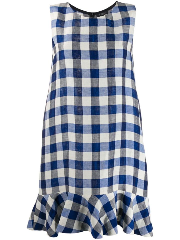 Antonelli Gingham Dress - Blue