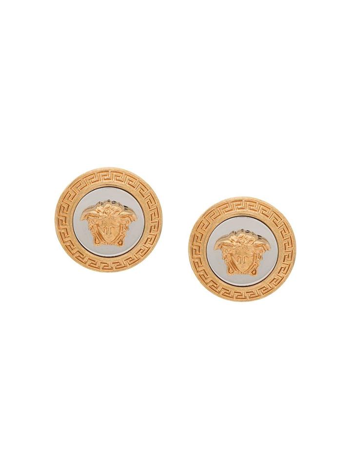Versace Medusa Earrrings - Gold