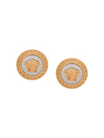 Versace Medusa Earrrings - Gold