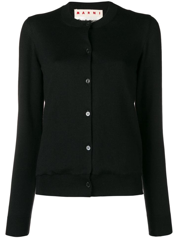 Marni Classic Fitted Cardigan - Black