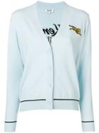 Kenzo Tiger Embroidered Cardigan - Blue