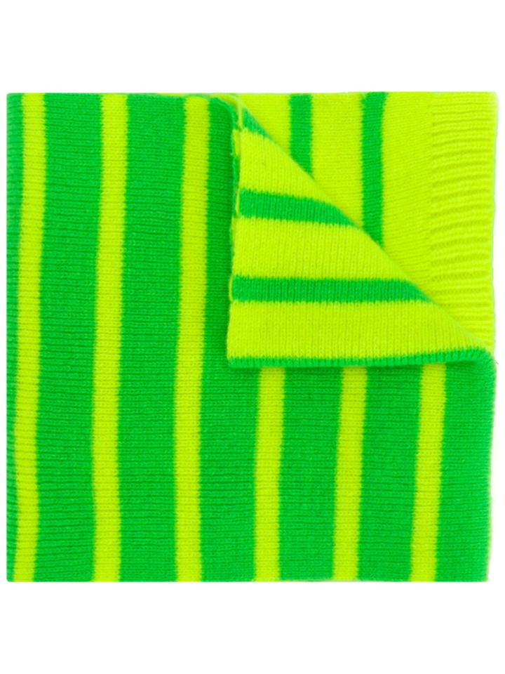 Ps By Paul Smith Striped Scarf - Green