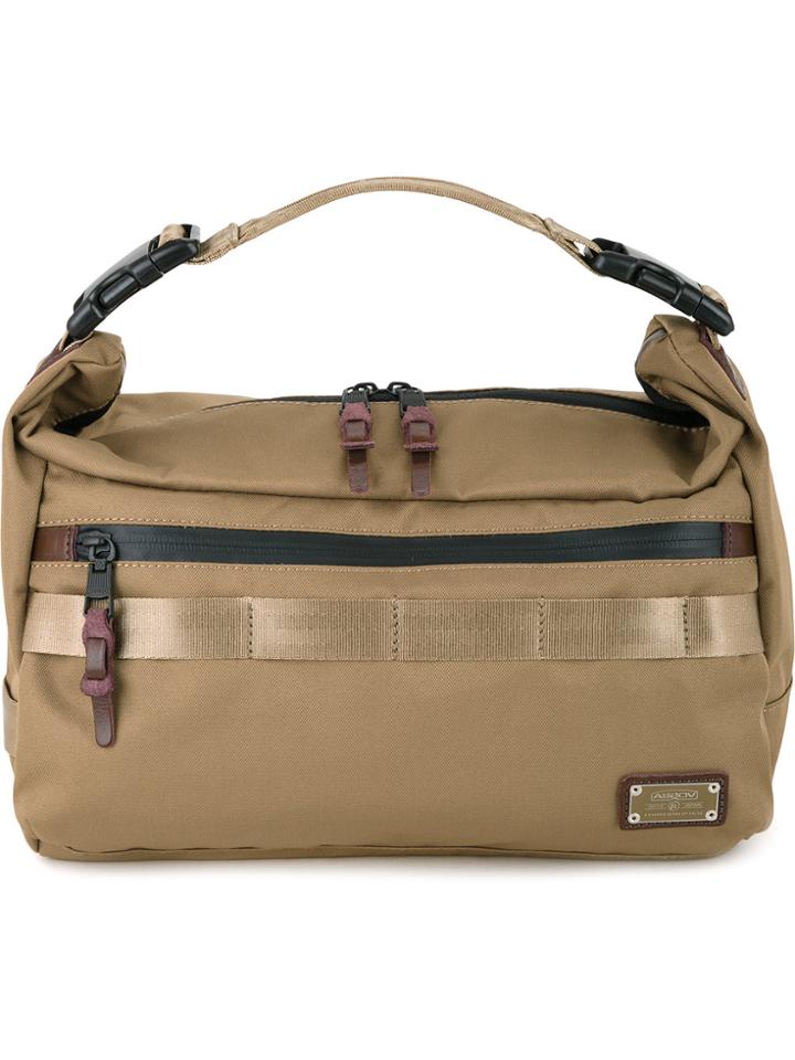 As2ov Large Cordura Dobby 2way Shoulder Bag - Brown