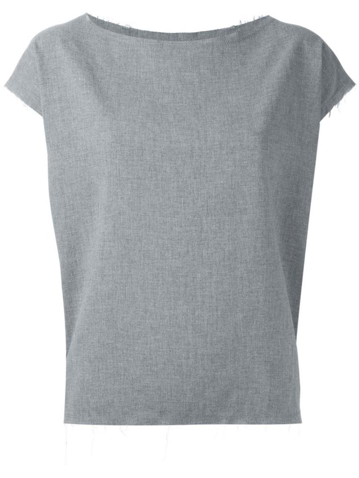 Mm6 Maison Margiela Cap Sleeve T-shirt