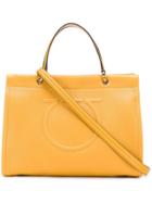 Salvatore Ferragamo Gancici Tote Bag - Yellow & Orange