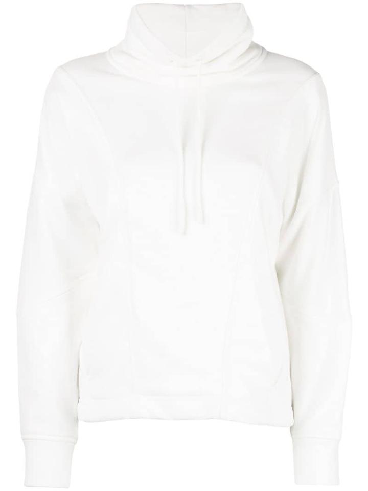 Vince Drawstring Neck Pullover - White