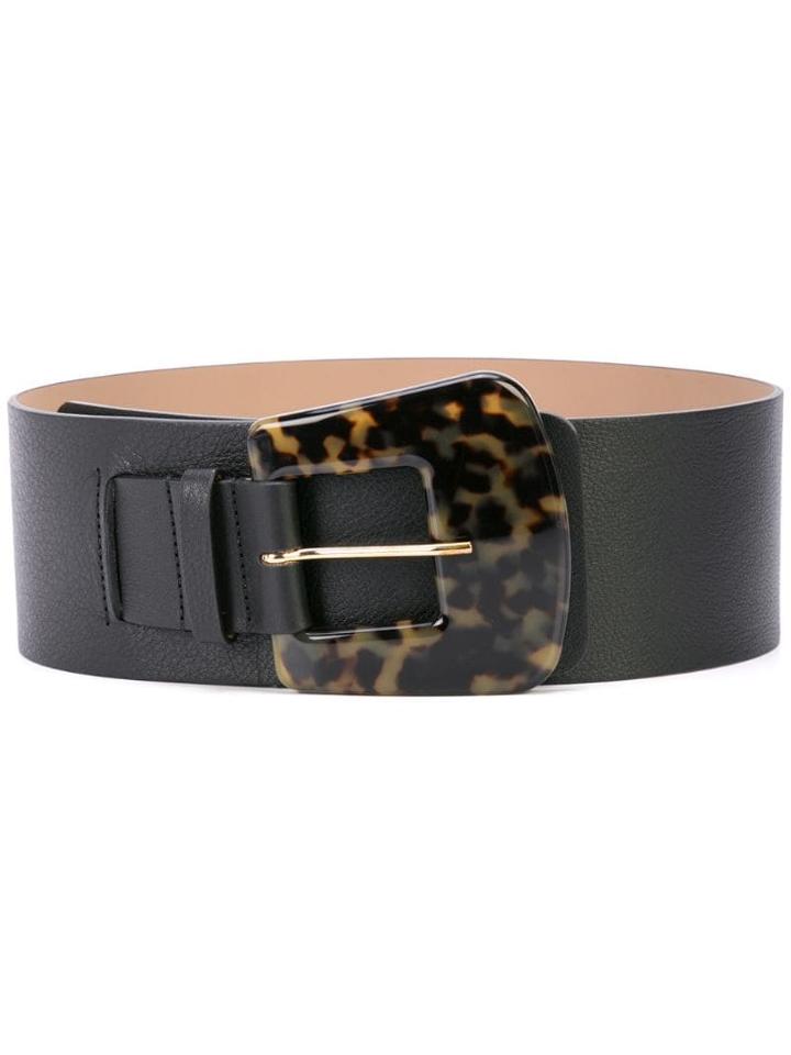 B-low The Belt Tortoise Shell Buckle Belt - Black