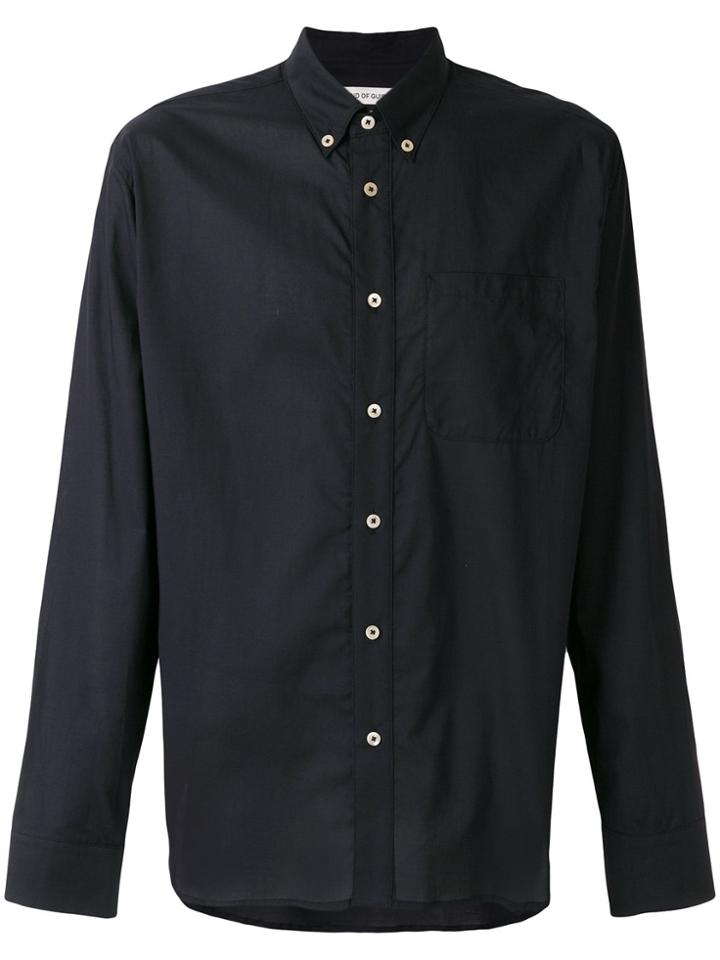 A Kind Of Guise Chest Pocket Shirt - Black