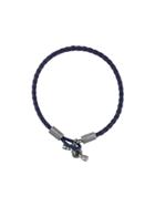 Bottega Veneta Woven Knot Bracelet - Blue