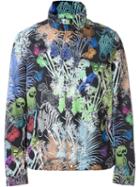 Etro Floral Print Jacket, Men's, Size: L, Black, Nylon/acetate/viscose