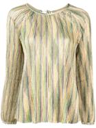Missoni Longsleeved Loose Blouse - Green