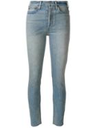 Re/done - High-rise Cropped Jeans - Women - Cotton/spandex/elastane - 27, Blue, Cotton/spandex/elastane