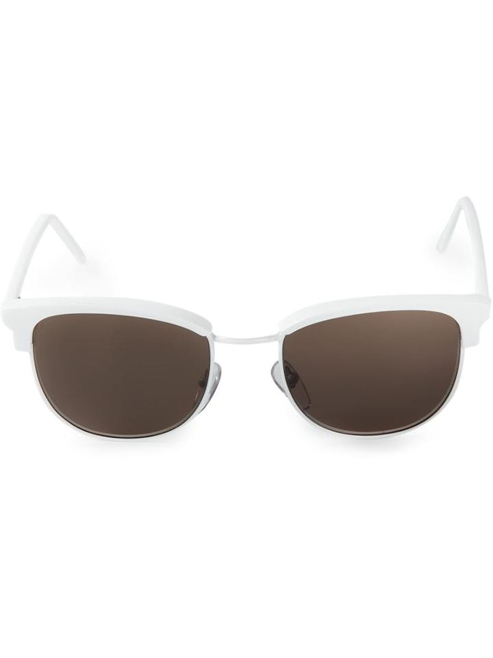 Retrosuperfuture Terrazzo Sunglasses, Adult Unisex, White, Acetate