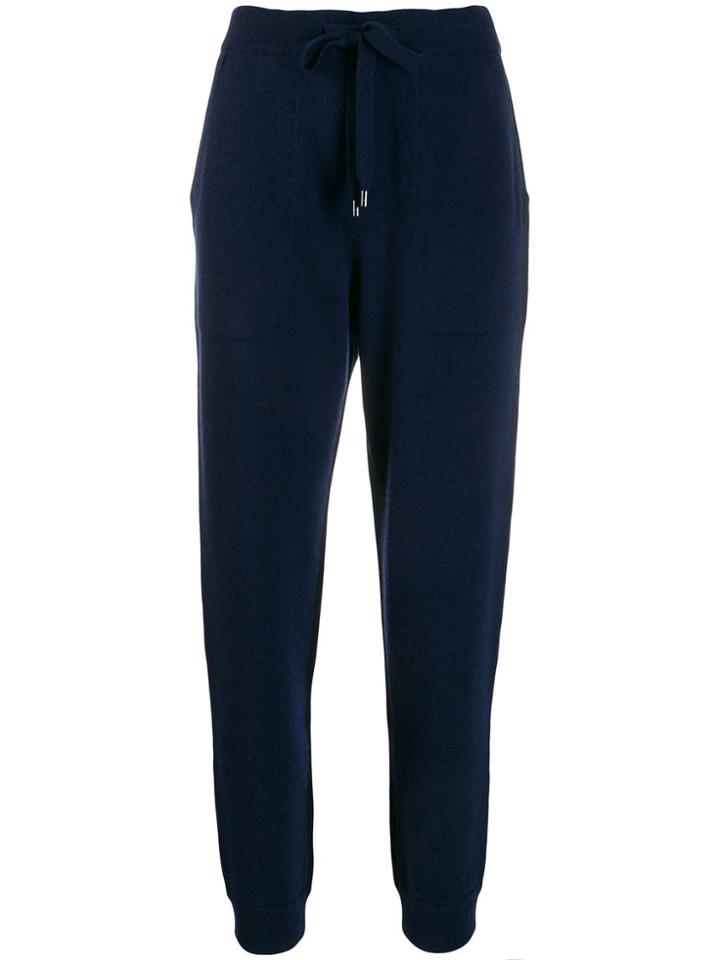 Mrz Two-tone Knit Trousers - Blue