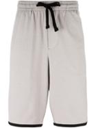 James Perse Stripe Detail Track Shorts, Men's, Size: 1, Nude/neutrals, Cotton/polyester/spandex/elastane